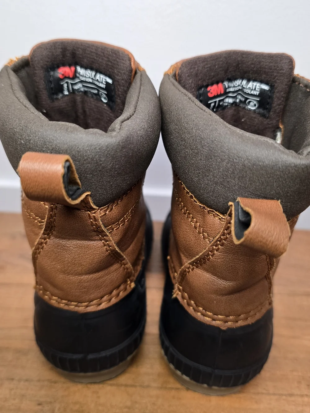 Gap 3M Thinsulate Kids Brown and Black Waterproof Winter Boots.